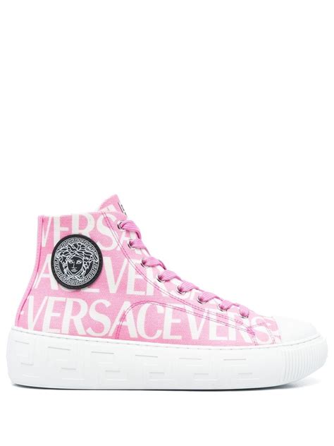 damen versace sneaker|versace high top sneakers.